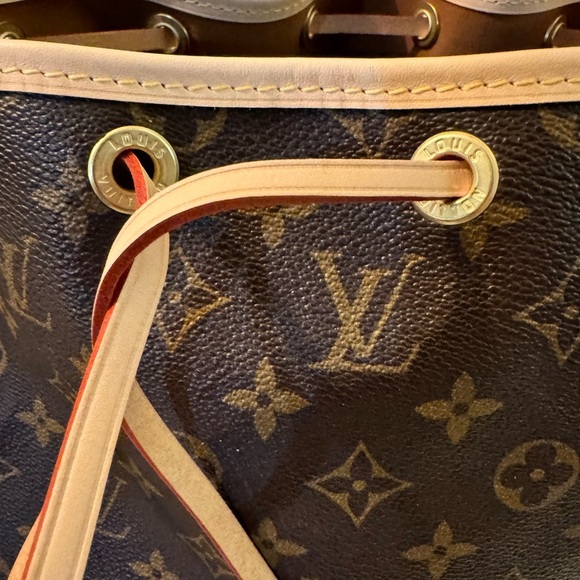 ✨AUTHENTIC✨ Louis Vuitton Monogram Noe Shoulder Bag -Vintage/Repaired … - Picture 15 of 17